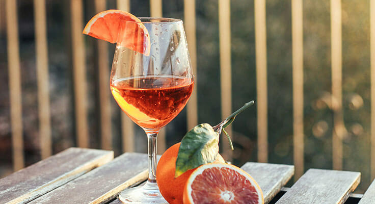 Blood Orange Aperol Spritz