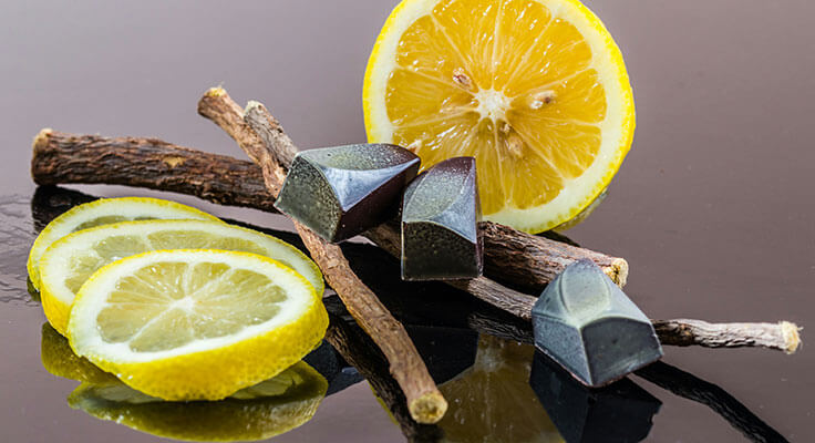 Licorice root with lemon